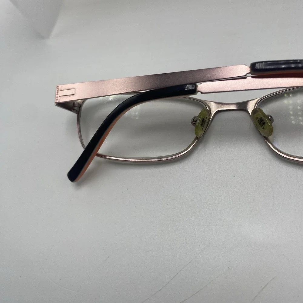 Ted Baker Eyeglasses Women FRAME ONLY Alosiu B222 52-16-135 Black Pink 557